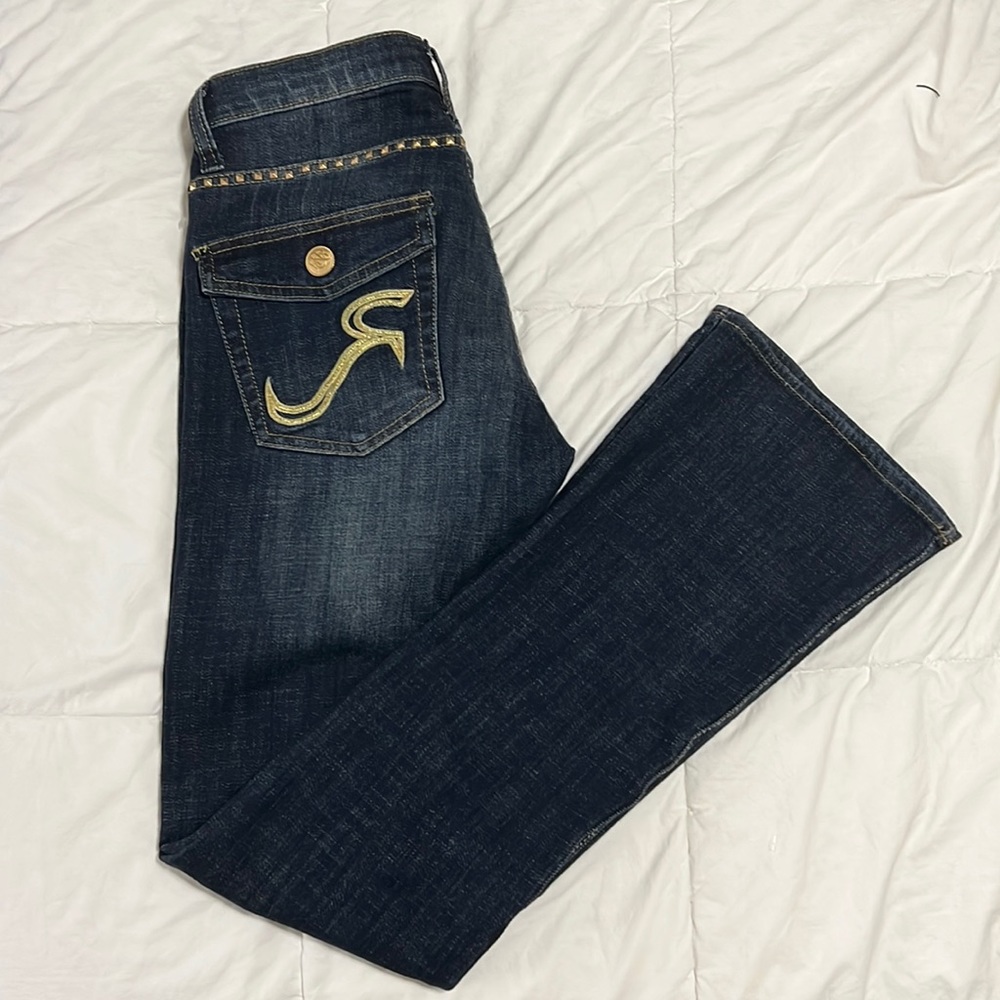 💗HOST PICK💗Rock and republic gold studded denim
